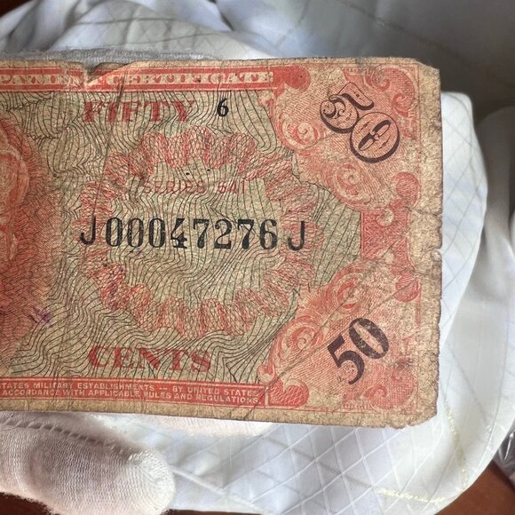 Vintage 1968 U.S. Military Payment Certificate Series 641 Note Foreign Countries - Picture 5 of 11